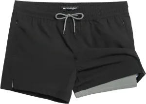 maamgic Mens Swim Trunks with Compression Liner Short Stretch Mens Bathing Suit Quick Dry Swimming Trunks Swimsuit