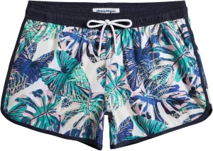 maamgic Swim Shorts Women 3.5" Quick Dry Board Shorts Stretch Swimming Shorts Vintage Bathing Suit Shorts with Pockets