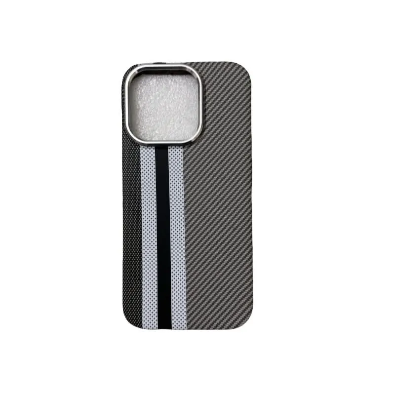 Magnetic Kevlar iPhone Case – Shockproof Carbon Fiber