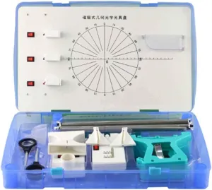 Magnetic Optical Tool Box Geometric Optical Tool Disc Optics Equipment Optical Plastic Portable Experimental Box Optical Bench Physic Experiment