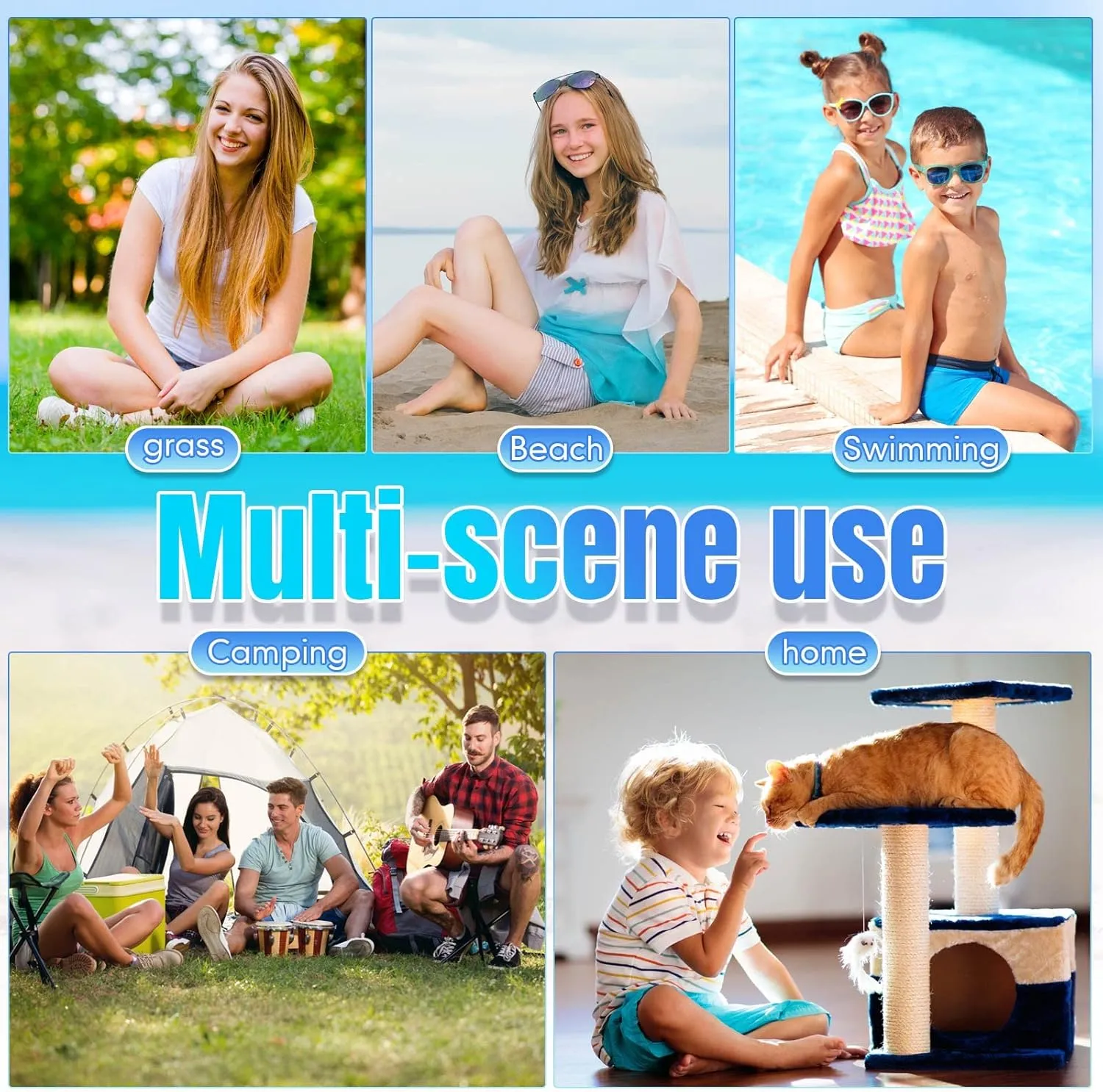 Maitys 4 Pcs Stadium Seats for Bleachers with Back Support and Cushion Folding Bleacher Seat with Backrest Wide Padded School Floor Chairs 5 Reclining Positions(29.5 x 21.7 x 2 Inch,Multi Color)