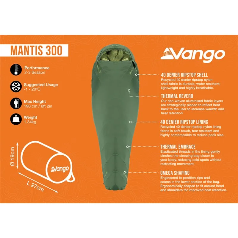 Mantis 300 Sleeping Bag (3°C)