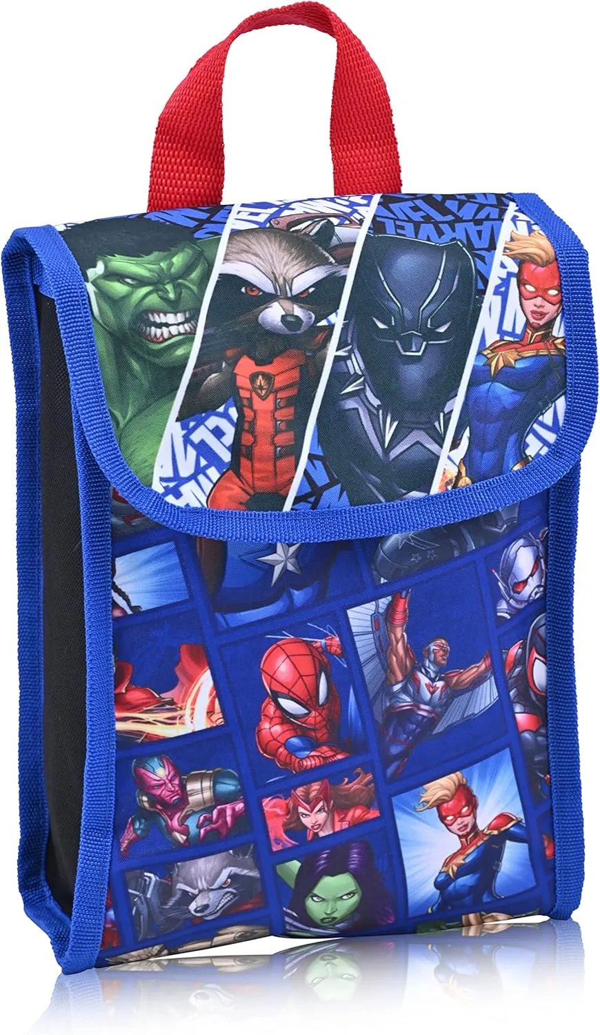 Marvel Avengers Boys Backpack For Kids| Elementary and Kindergarten Kids Knapsacks For School (Heros 6Pc)