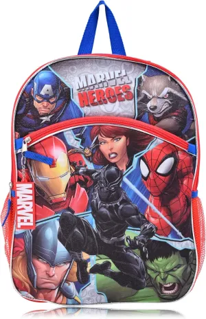 Marvel Avengers Boys Backpack For Kids| Elementary and Kindergarten Kids Knapsacks For School (Heros)