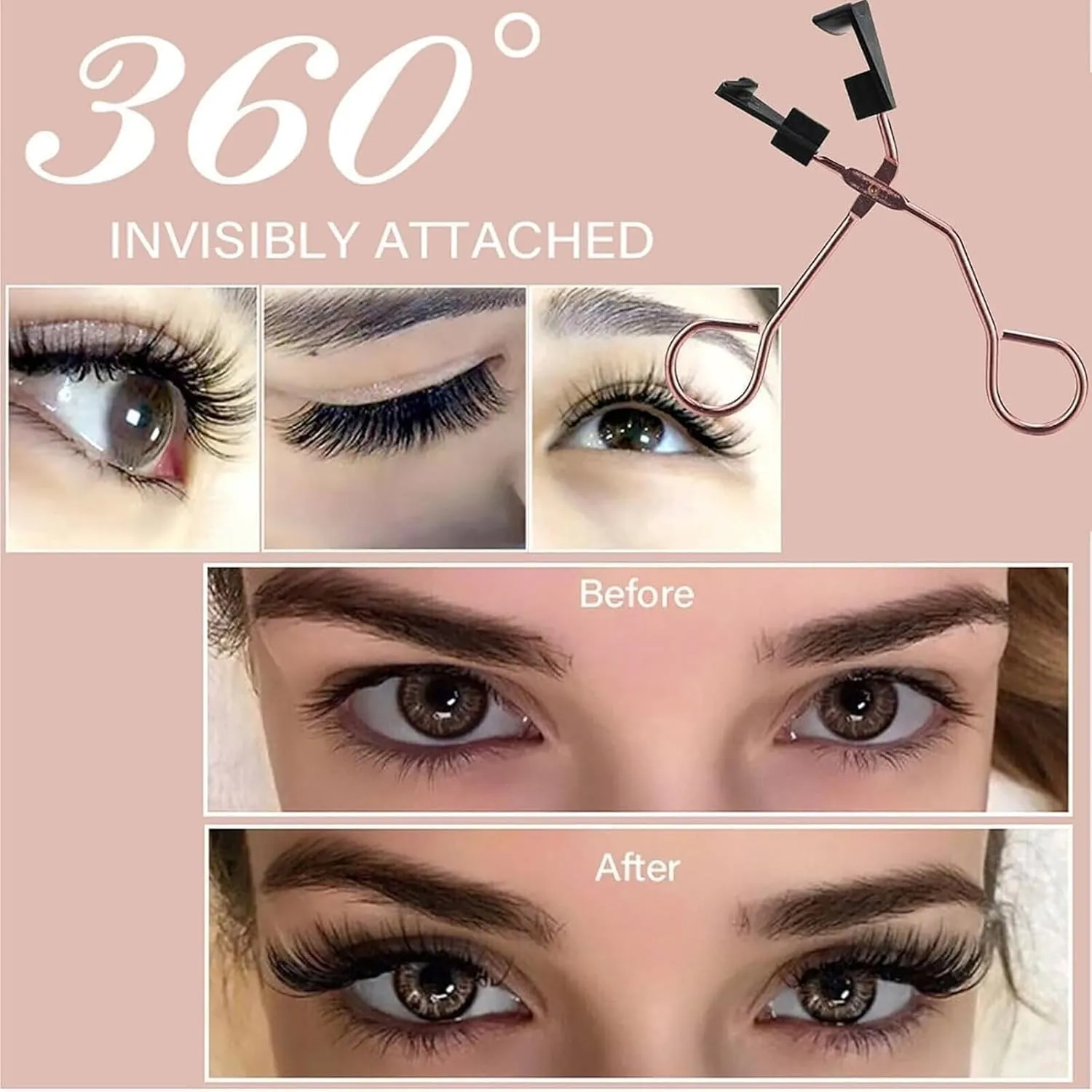 Marvulur Magnetic Eyelashes, Magnetic Lashes With Applicator, Marvulur Reusable Magnetic Eyelash Kit, Natural-Looking False Lashes