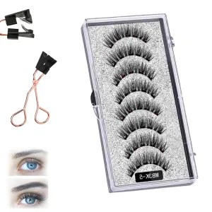Marvulur Magnetic Eyelashes, Magnetic Lashes With Applicator, Marvulur Reusable Magnetic Eyelash Kit, Natural-Looking False Lashes
