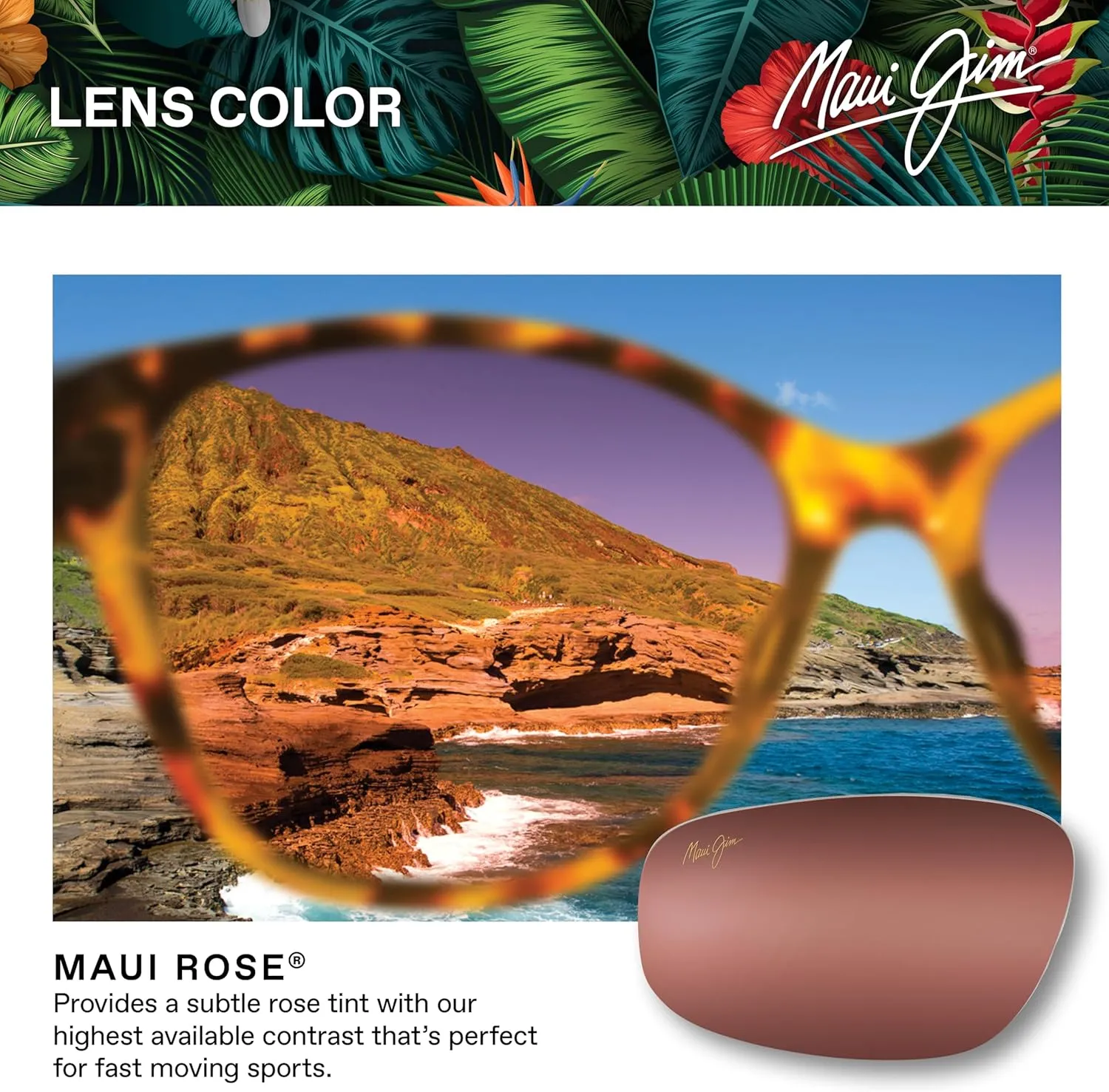Maui Jim Women's Koki Beach Polarized Fashion Reading Sunglasses
