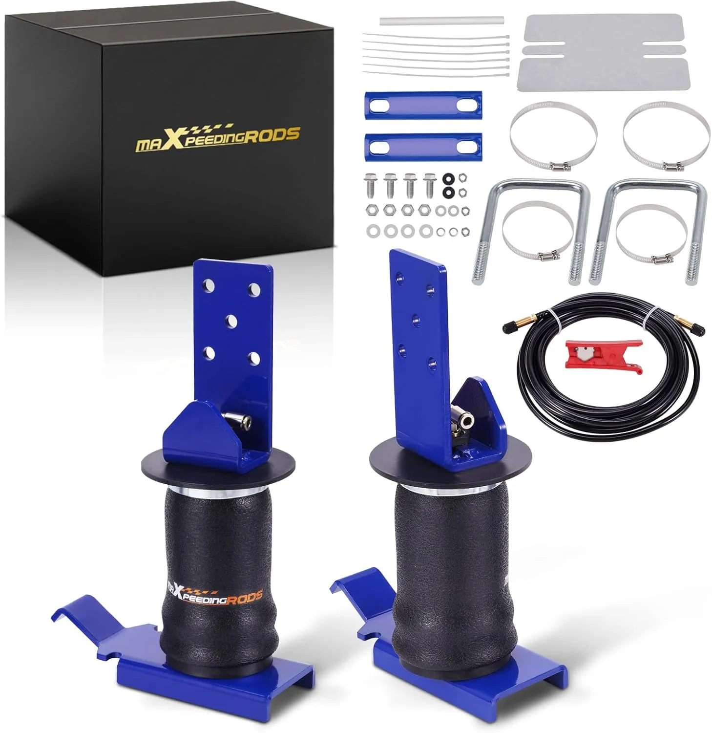 maXpeedingrods Rear Air Suspension Bags Kit for Chevrolet Colorado GMC Canyon 2WD 4WD 2015-2024 Air Helper Spring Kit