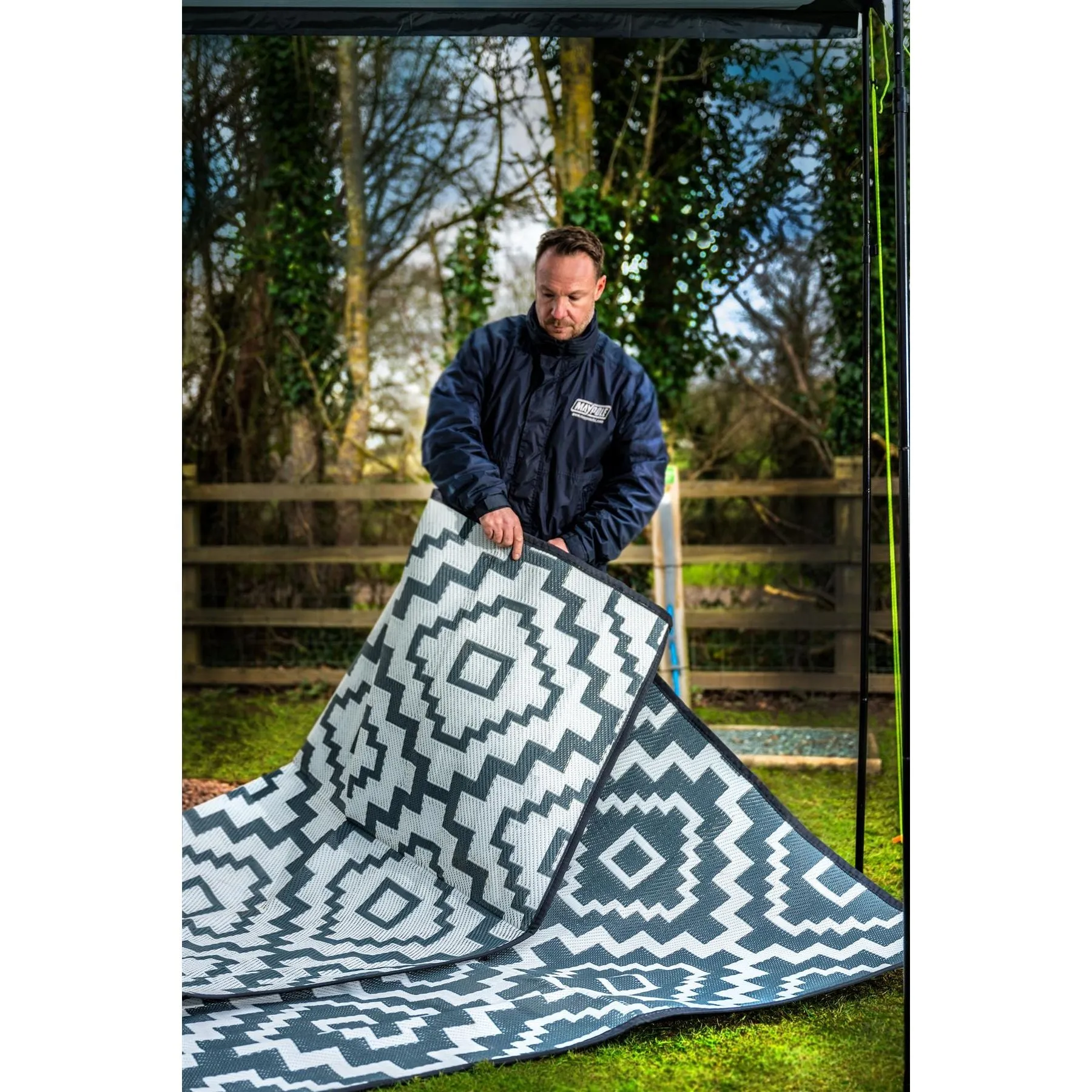 Maypole Aztec Caravan Deluxe Awning Carpet Reversable Breathable