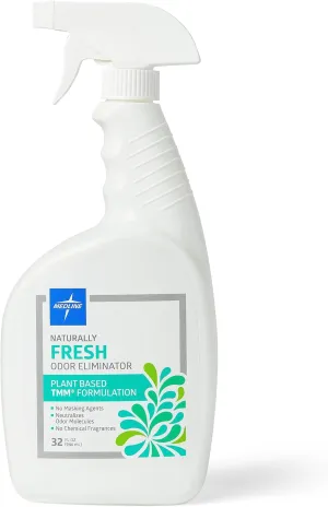 Medline Fresh Naturals Odor Eliminator, Plant Based, Odor Neutralizer, Deodorizer, Home, Healthcare, 32 oz Spray, 1 EA