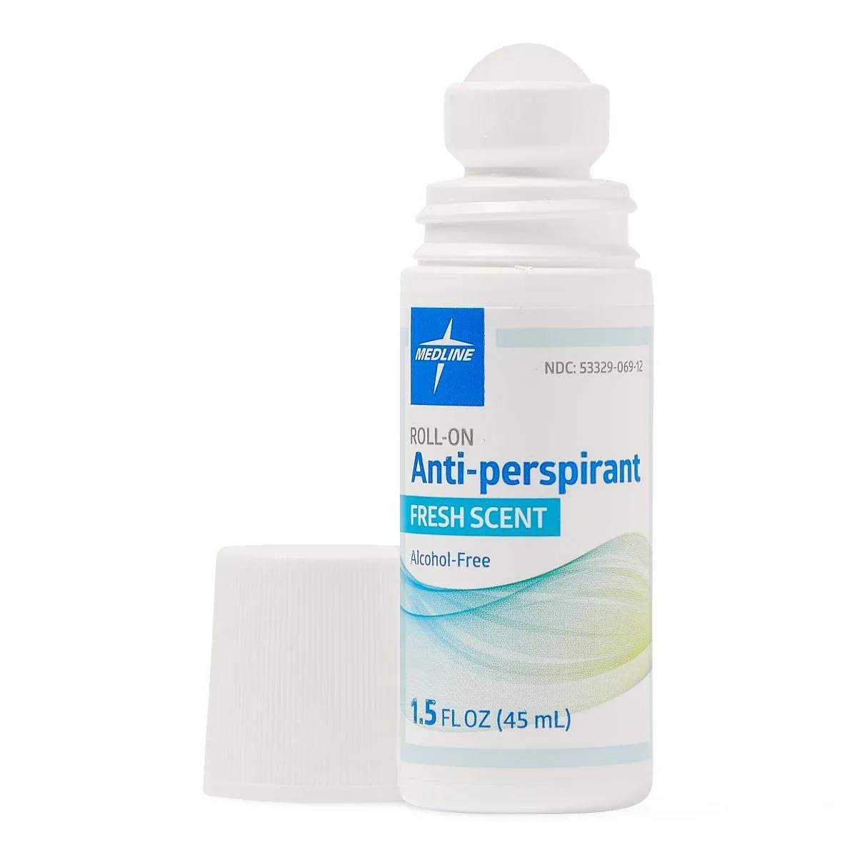 Medline MedSpa Roll-On Antiperspirant Deodorant, 1.5 oz, Long-Lasting Freshness, 1 Count