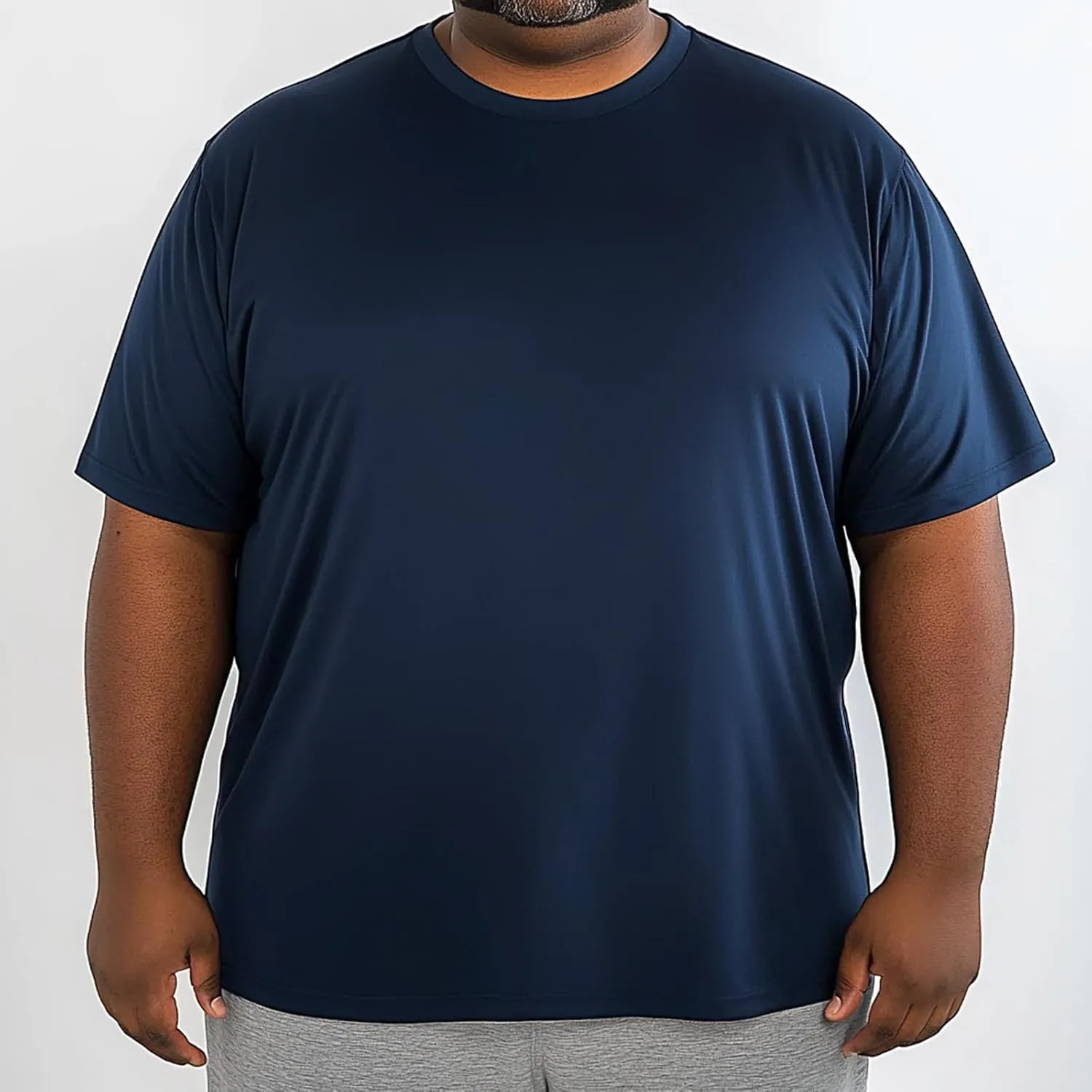 Men’s Big and Tall Shirts Cooling Quick Dry Moisture Wicking Workout Athletic Lightweight Short Sleeve Active T-Shirt