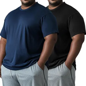 Men’s Big and Tall Shirts Cooling Quick Dry Moisture Wicking Workout Athletic Lightweight Short Sleeve Active T-Shirt