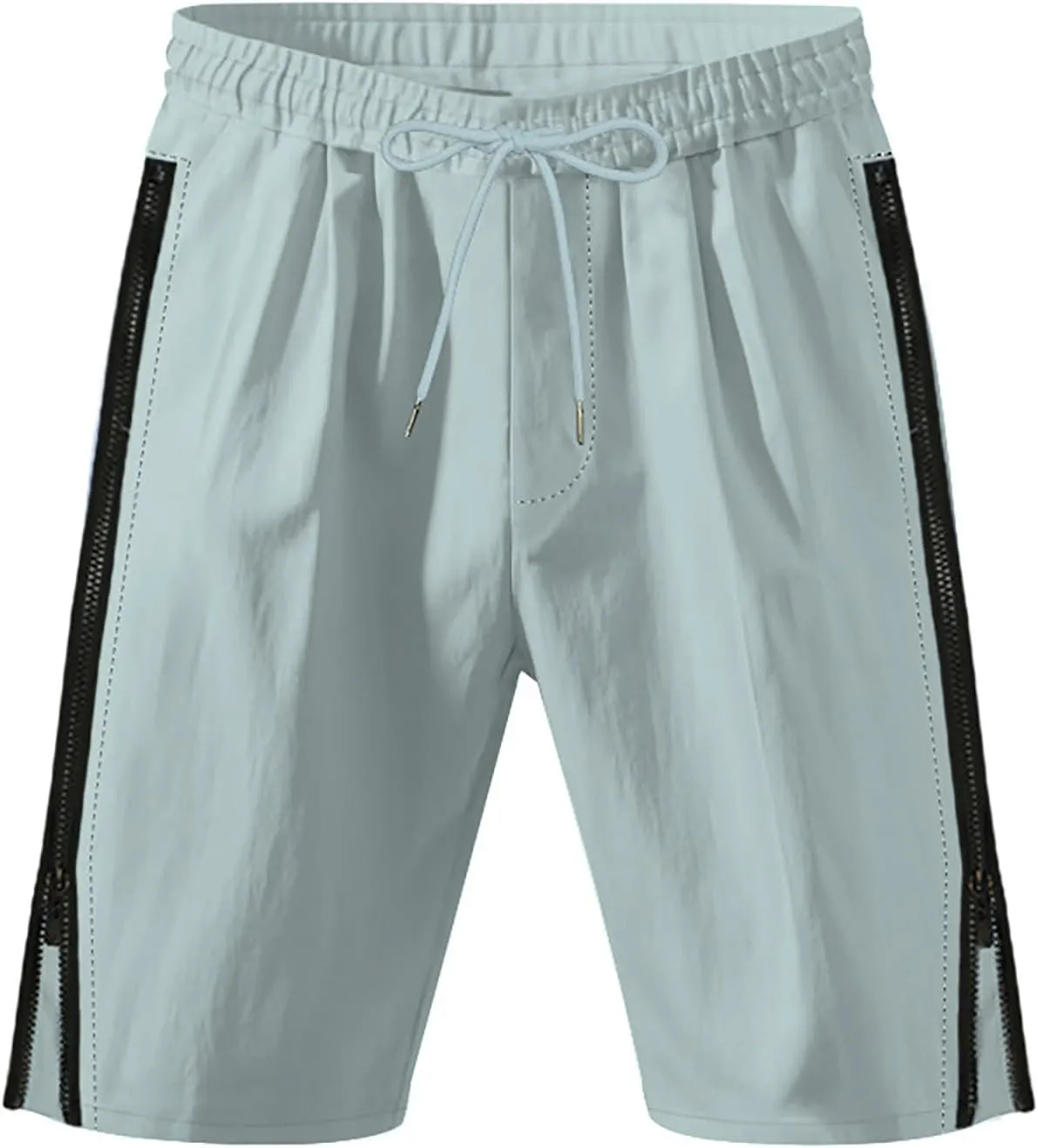 Mens Cargo Casual Shorts Lightweight Stretch Athletic Short Elastic Waistband with Pockets Hiking Workout Beach Pants