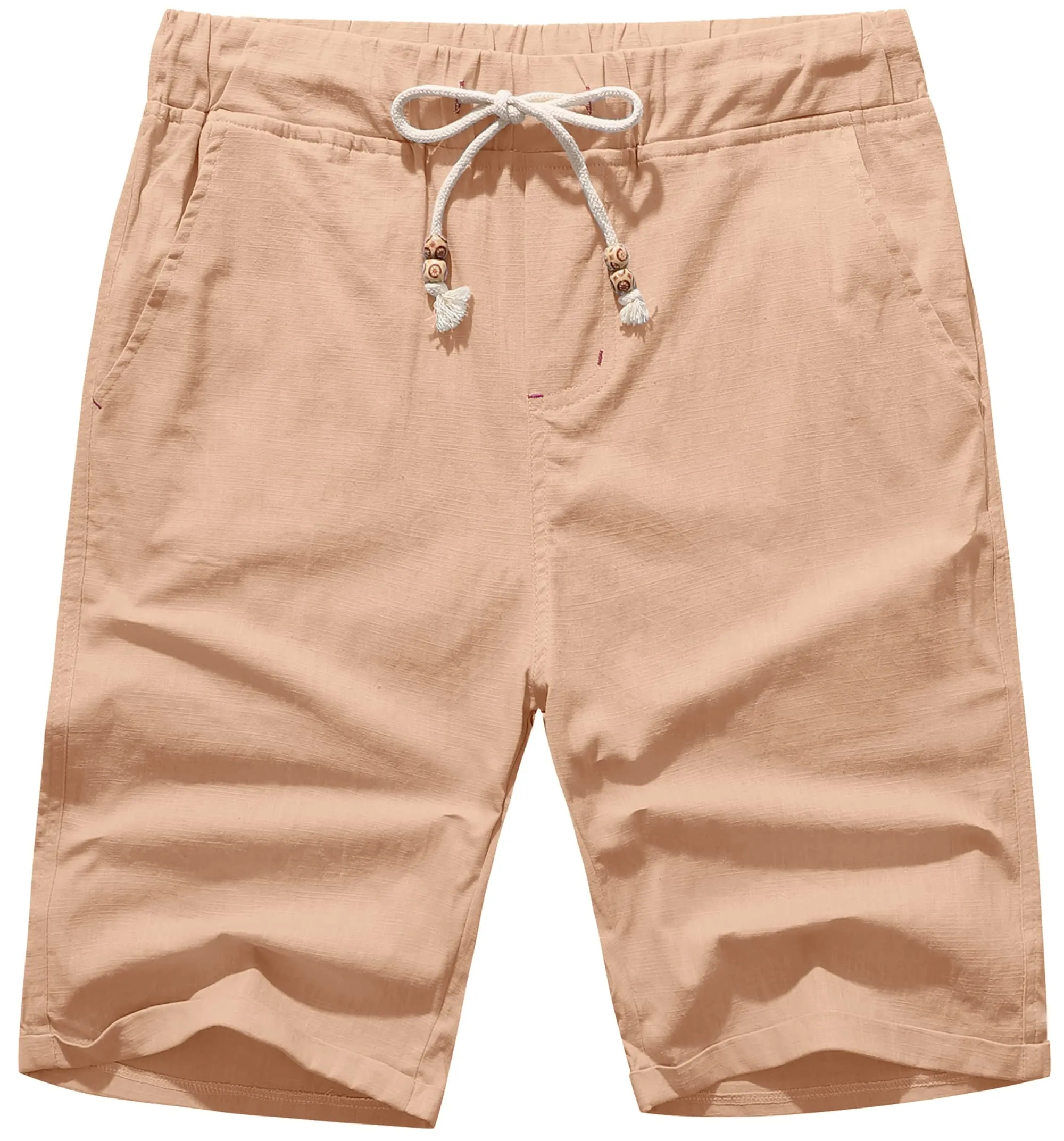 Men's Drawstring Linen Beach Pants