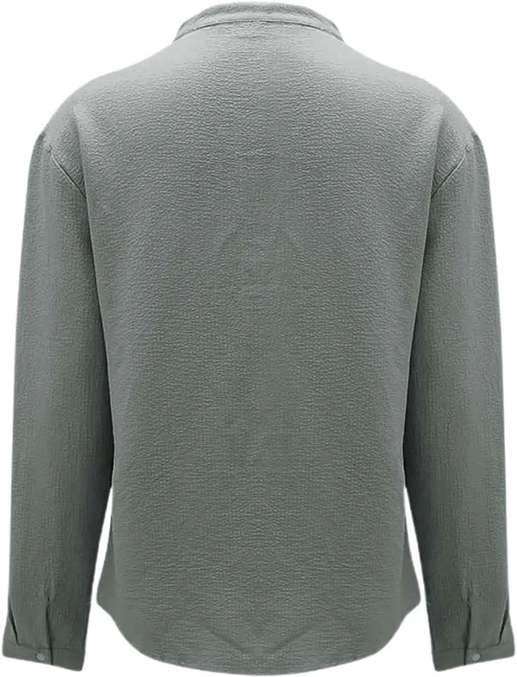 Men's Henley Shirt Tops Crew Neck Button Pleated Long Sleeve Casual Tshirt Breathable Loose Fall Fashion 2024 Outfits