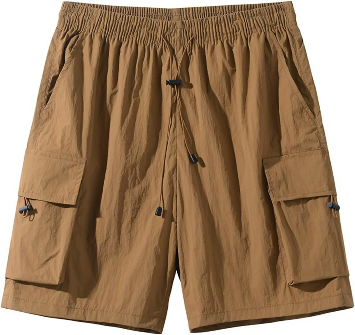 Mens Hiking Cargo Shorts Casual Fashion Loose Drawstring Pants Summer Lounge Beach Athletic Shorts with Pockets
