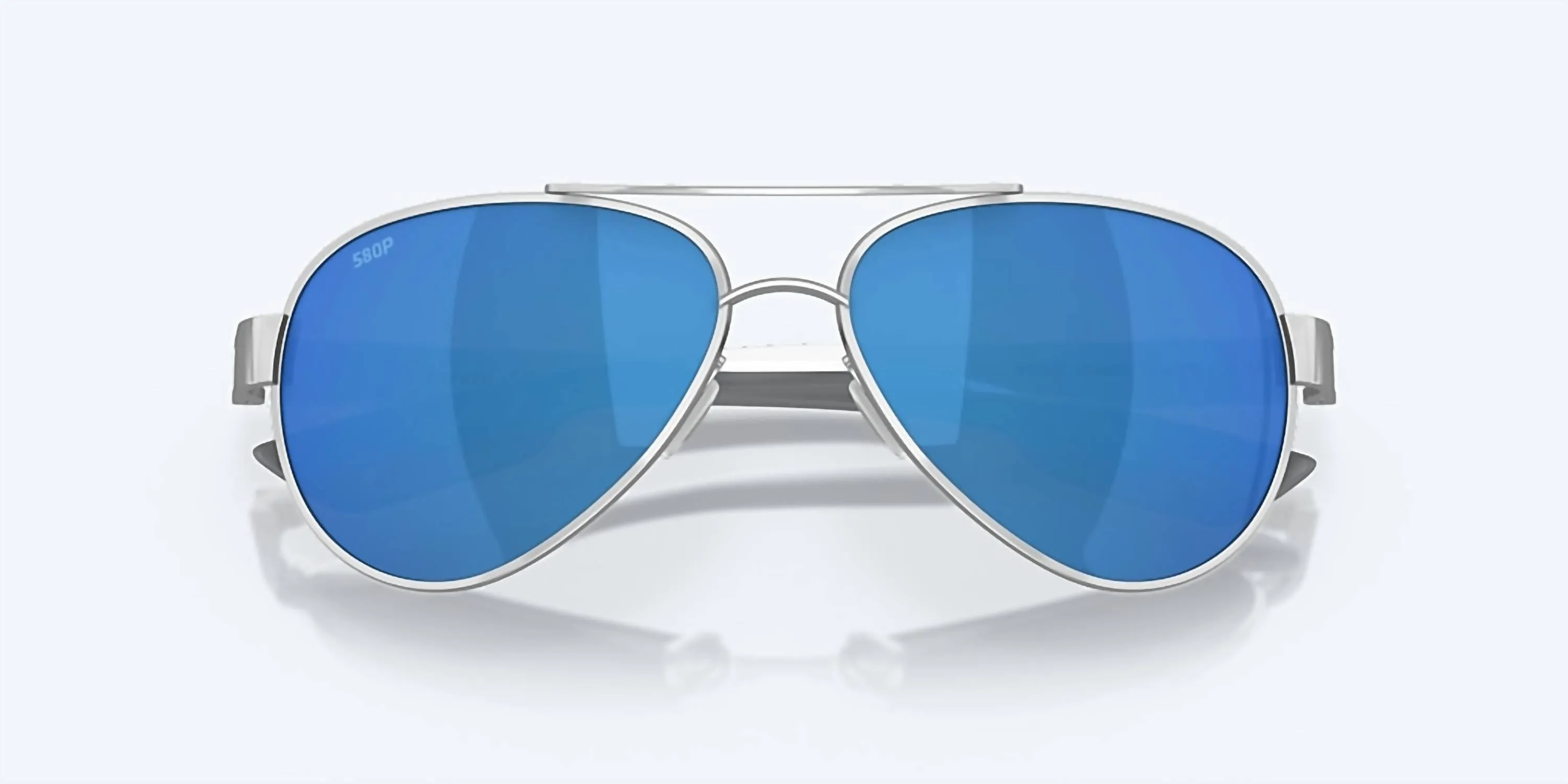Men's Loreto Sunglasses In Palladium/blue Mirror Polarized Polycarbonate