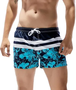 Mens Swim Trunks Trunks with Quick Dry Beach Shorts with Pockets Swim Trunks Men Mens Swim Trunks Summer Cool Quick