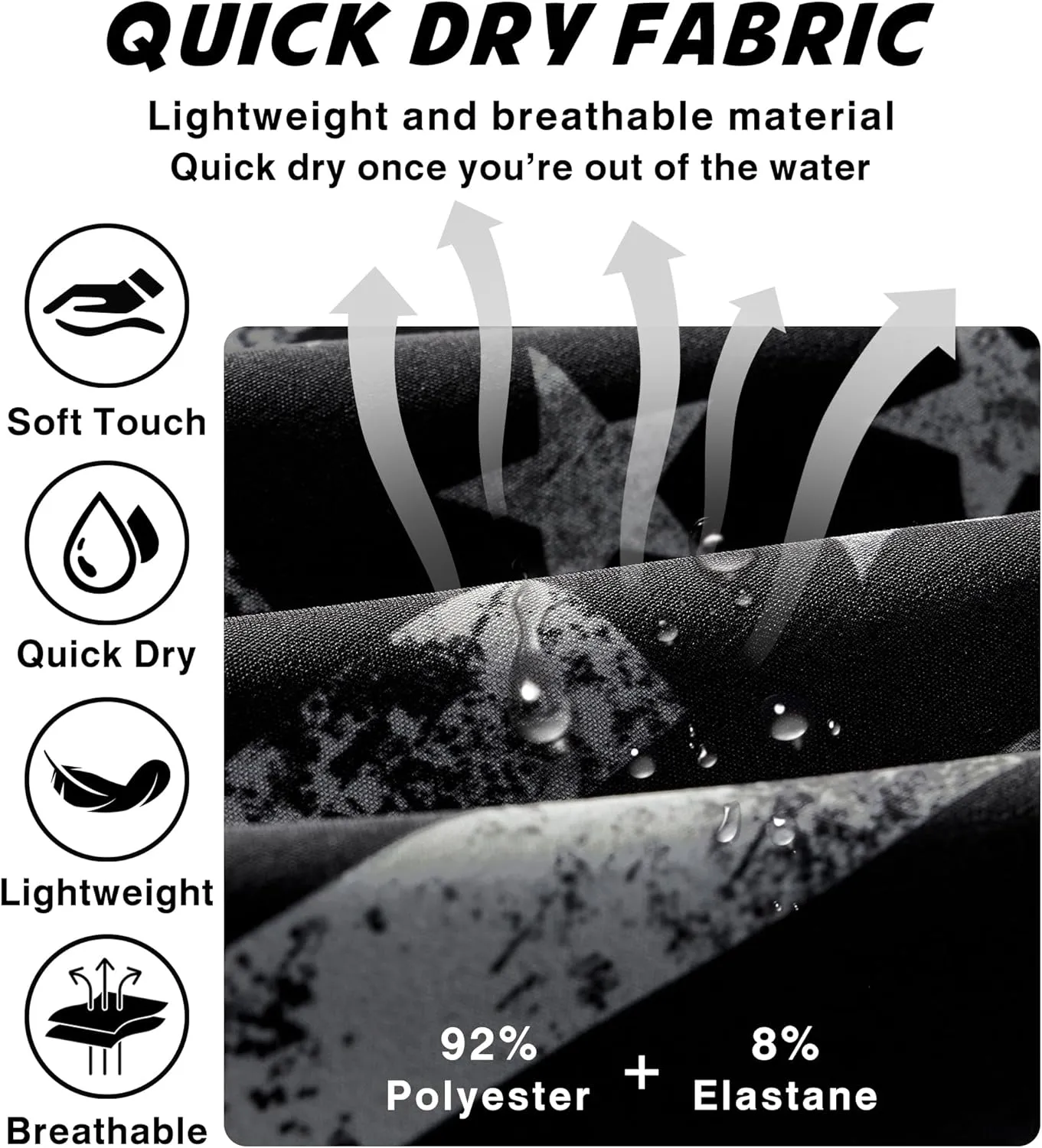 Mens Swim Trunks with Compression Liner 9" Swim Trunks Quick Dry Surfing Beach Shorts Hawaii Sports Shorts