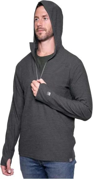 MERIWOOL Men’s Base Layer Hoodie Lightweight Merino Wool Long Sleeve Thermal