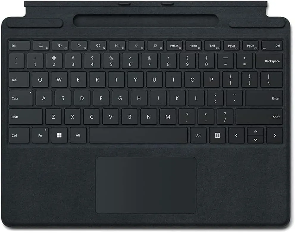 Microsoft QIL-00035 Surface Pro 9 13" Touch Tablet, Intel i7, 16GB/256GB, Sapphire Bundle Surface Pro Signature Mechanical Keyboard, Black and 1 YR CPS Enhanced Protection Pack