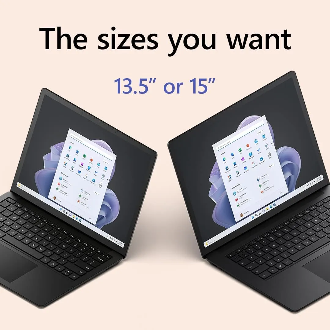 Microsoft Surface Laptop 5 (2022), 13.5" Touch Screen, Thin & Lightweight, Long Battery Life, Fast Intel i5 Processor for Multi-Tasking, 8GB RAM, 512GB Storage with Windows 11, Black Microsoft Copilot