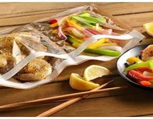 Microwave, Oven & Grilling Cooking Bags. Bag is Clear & Self-Venting, No Need to Pierce Holes. Eliminates Odors While Cooking. Can be Refrigerated or Frozen to Cook Later. Size: 12" x 8.5". 250 Bags