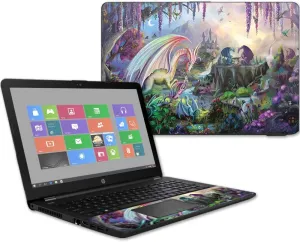 MightySkins Skin Compatible with HP 15t Laptop 15.6" (2017) - Dragon Paradise | Protective, Durable, and Unique Vinyl Decal wrap Cover | Easy to Apply, Remove, and Change Styles | Made in The USA