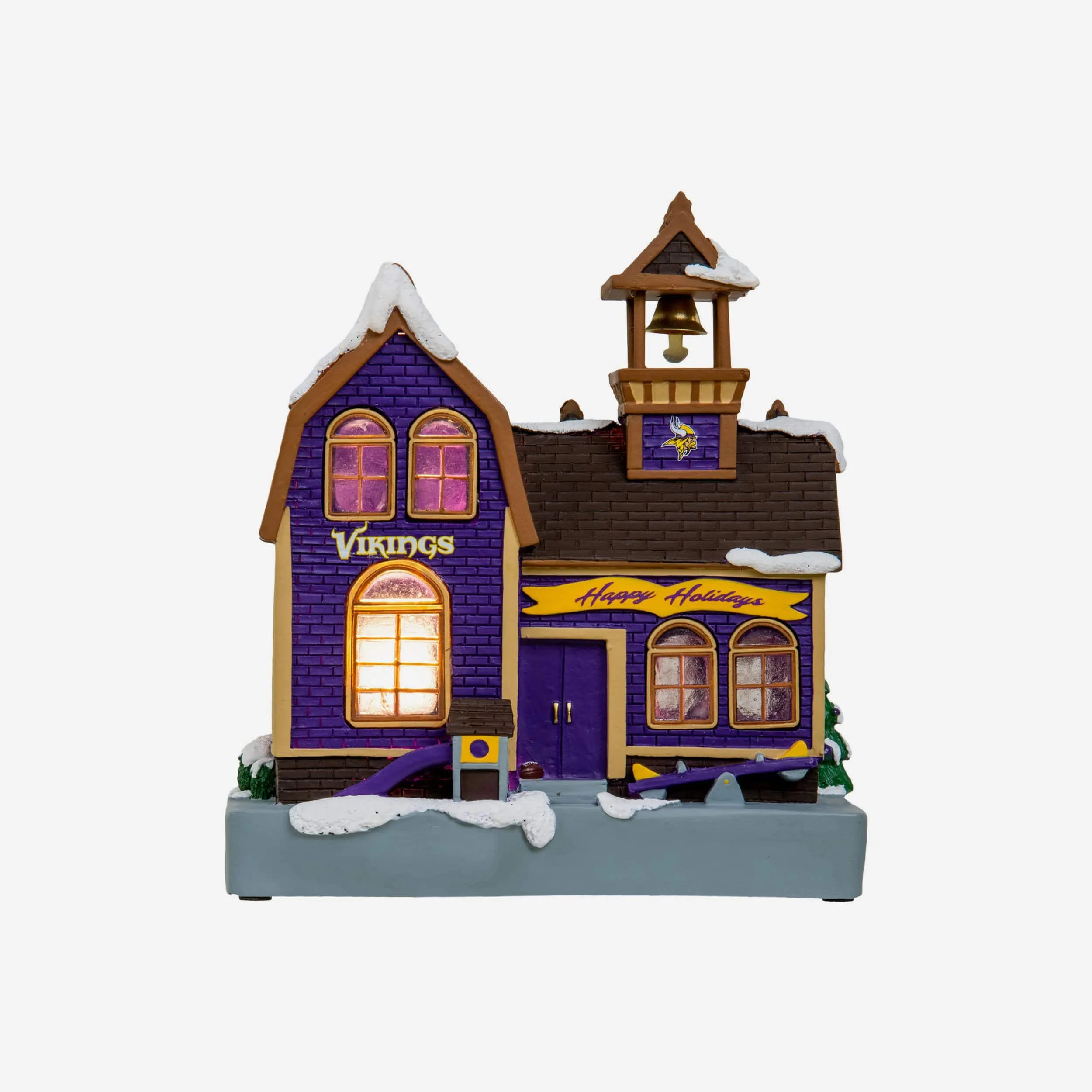 Minnesota Vikings Light Up Team Schoolhouse