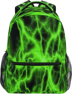 MNSRUU Toddler Backpack for Boys Girls Ages 5-12 Child Backpack Lightning School Bag Lightning Bookbag