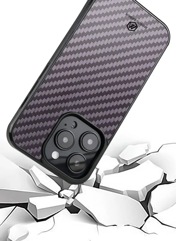 MONOCARBON iPhone 14 PRO Case Real Carbon Fiber (MagSafe)