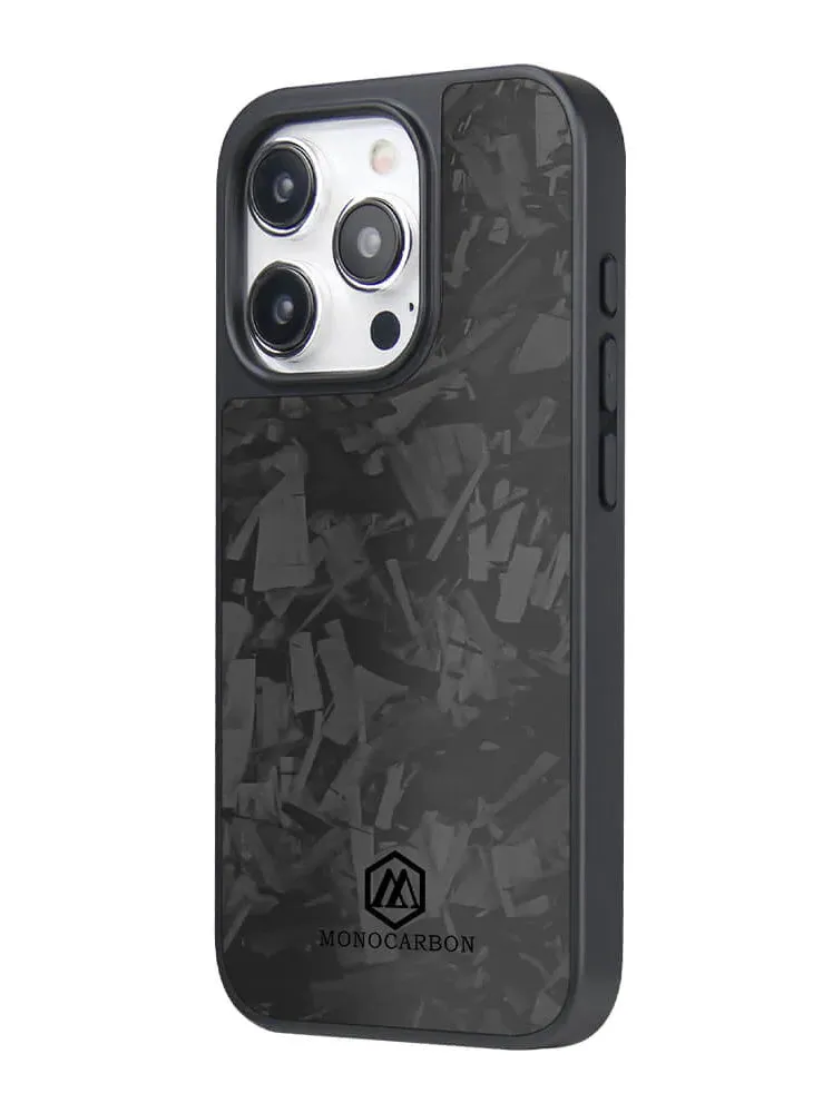 MONOCARBON iPhone 15 PRO Case FORGED Real Carbon Fiber [MagFit]