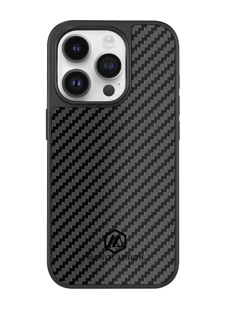 MONOCARBON iPhone 15 PRO Case Real Carbon Fiber [MagSafe]