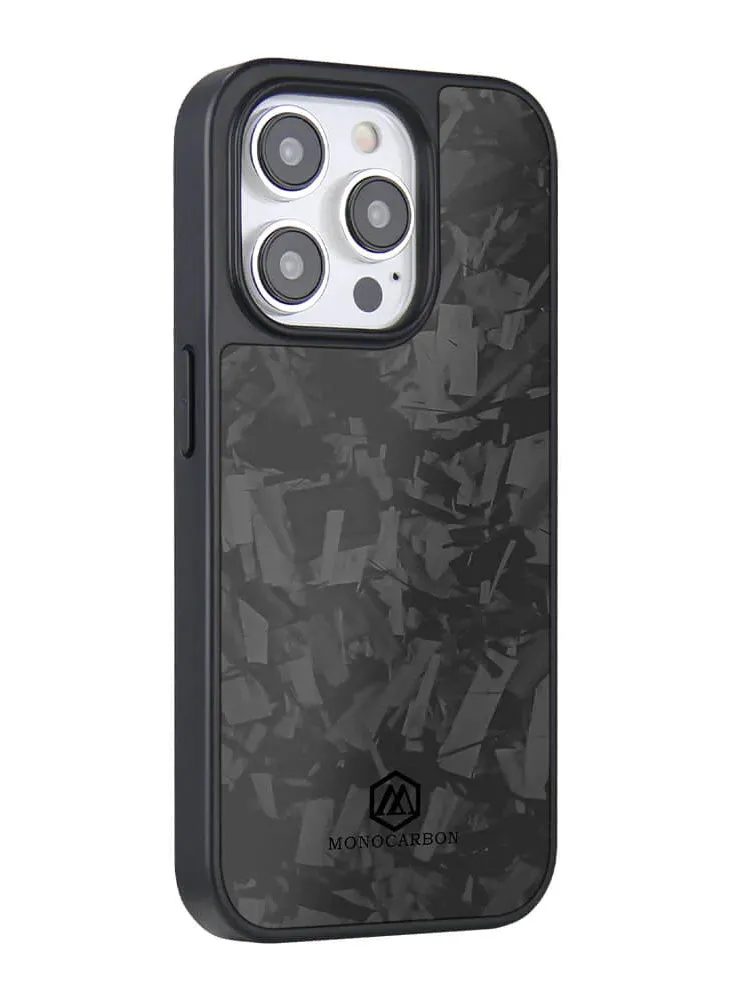 MONOCARBON iPhone 15 Pro MAX Case FORGED Real Carbon Fiber [MagFit]
