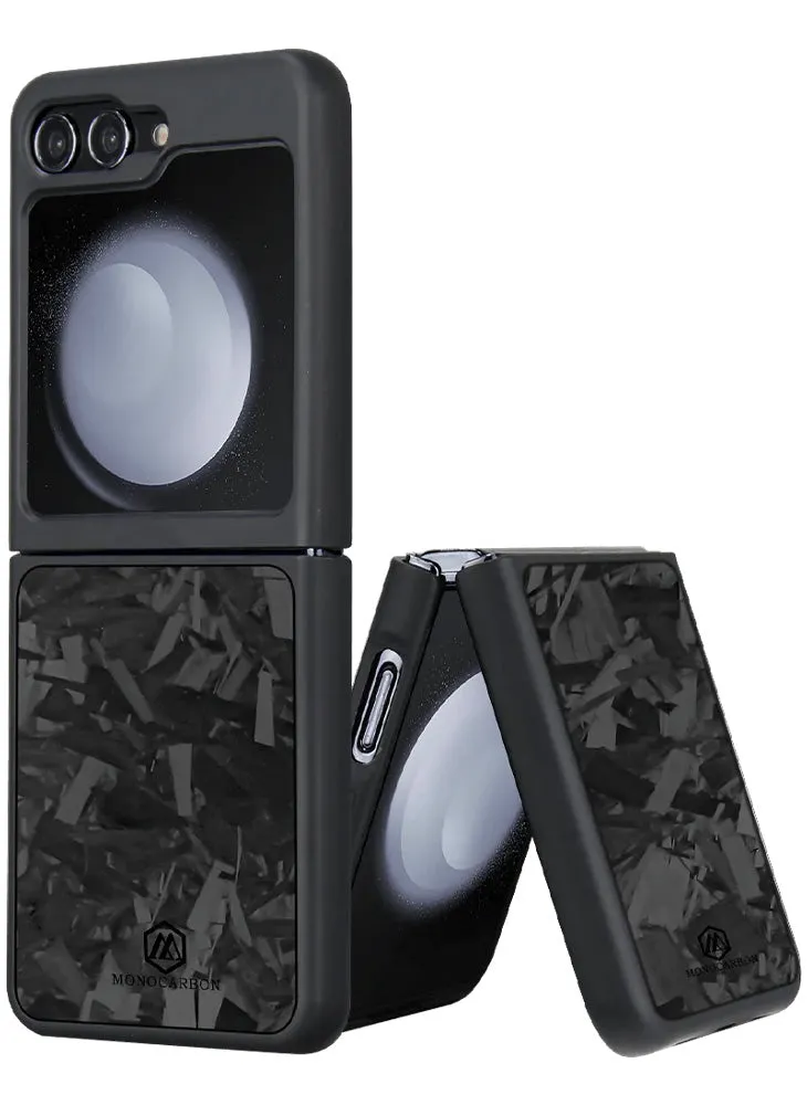 MONOCARBON Samsung Galaxy Z Flip 5 Case FORGED Real Carbon Fiber [MagSafe]