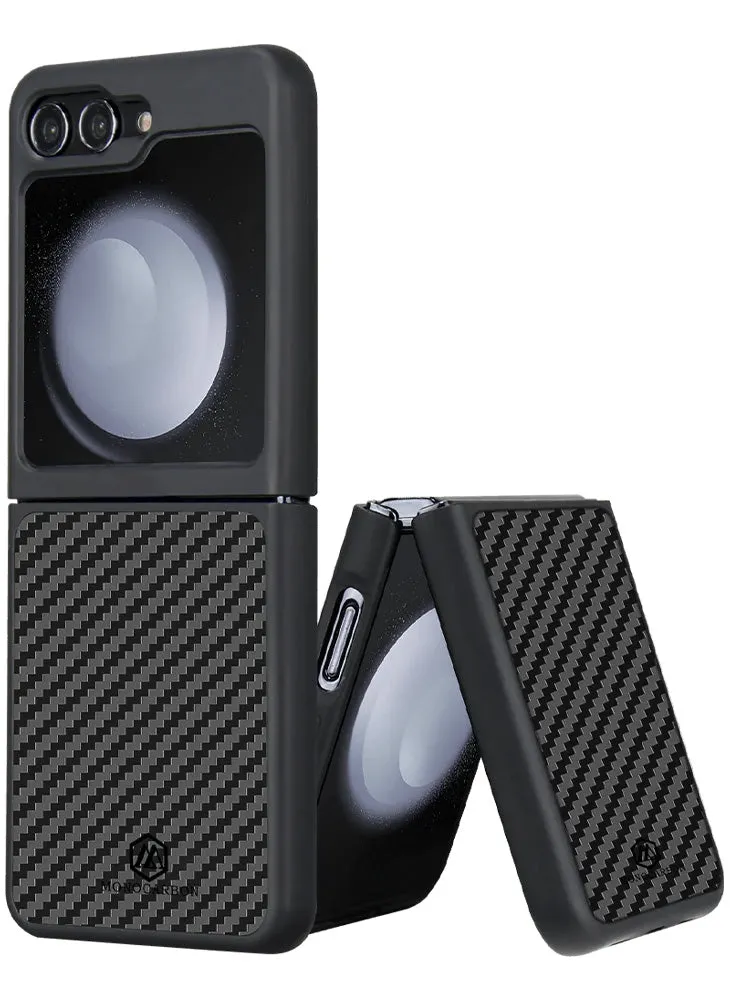 MONOCARBON Samsung Galaxy Z Flip 5 Case Real Carbon Fiber [MagSafe]