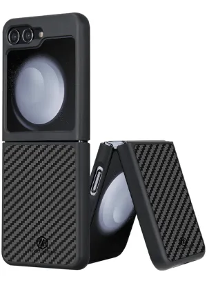 MONOCARBON Samsung Galaxy Z Flip 5 Case Real Carbon Fiber [MagSafe]