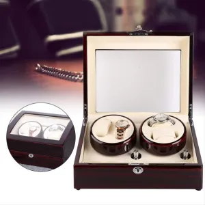 Motor Shaker Watch Winder Holder Display 4 6 Automatic Electric Mechanical Watch Box Watch Boxes Present
