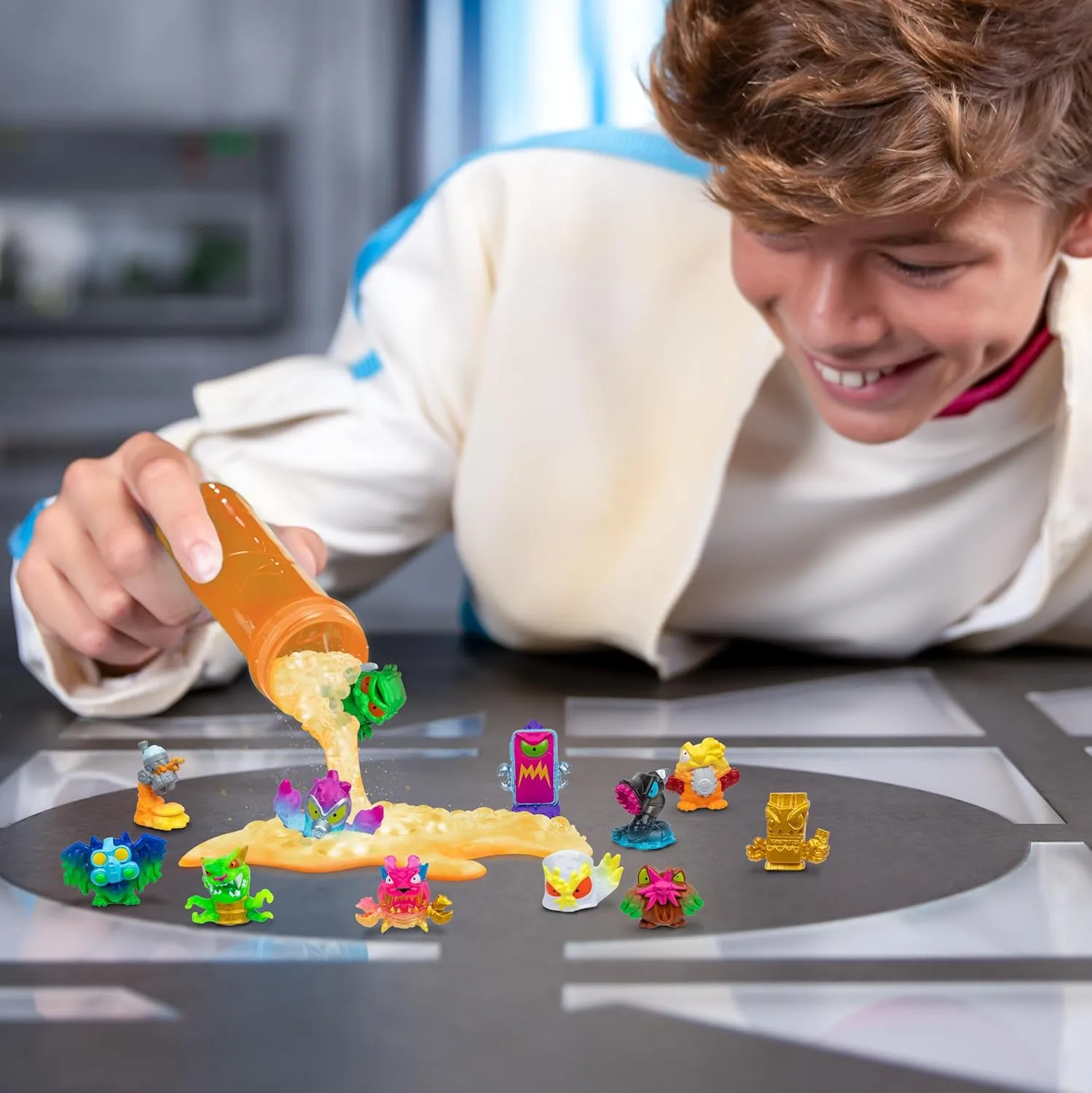 MrBeast Lab Swarms Series 2, Atomic Series 12 Pack – Crab Cat, Add Water, Shake The Test Tube and Reveal 2 of 12, 1-inch (2.5 cm) MrBeast Swarms Collectible Micro Beasts. 85  to Collect!