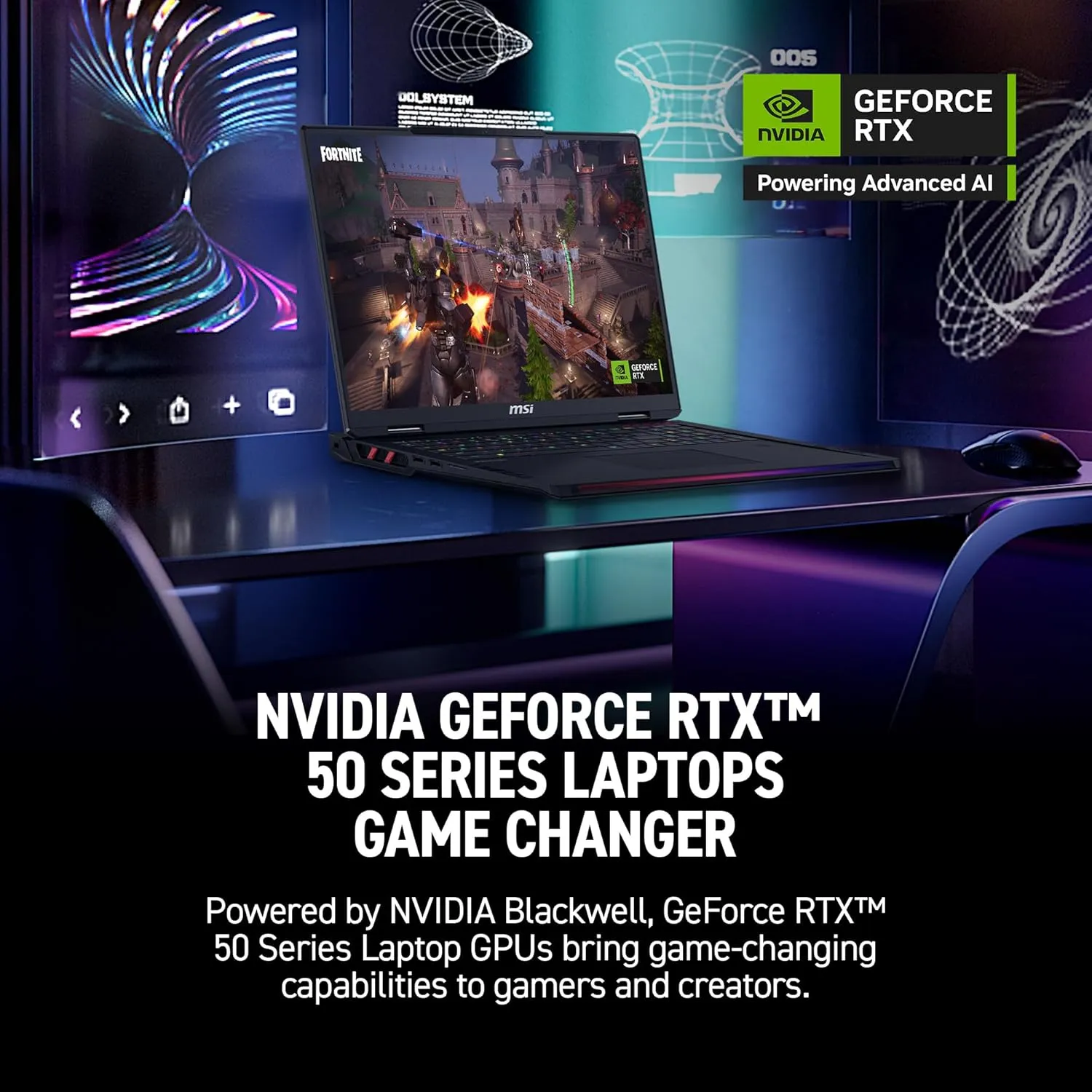 MSI Raider 18 HX AI 18” 120Hz UHD  Gaming Laptop: Intel Core U9-285HX, NVIDIA Geforce RTX 5090, 64GB DDR5, 2TB NVMe SSD, Thunderbolt 5, Wi-Fi 7, Win 11 Pro: Black A2XWJG-069US