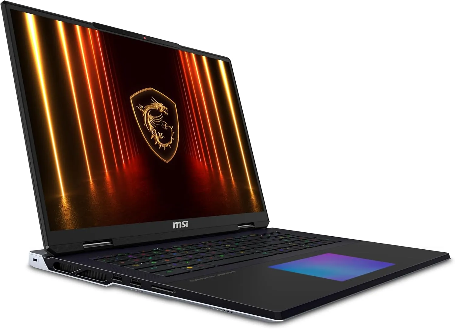 MSI Titan 18 HX AI 18" 120Hz MiniLED UHD  Gaming Laptop: Intel Ultra 9-285HX, NVIDIA Geforce RTX 5090, 64GB DDR5, 6TB NVMe SSD, Thunderbolt 5, Wi-Fi 7, Win 11 Pro: Black A2XWJG-614US
