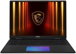MSI Titan 18 HX AI A2XWJG 18" UHD  Mini LED 120Hz, Gaming Laptop Computer - Core Black, Intel Core Ultra 9 285HX 2.1GHz; NVIDIA GeForce RXT 5090 GPU 24GB GDDR7; 64GB DDR5 RAM; 2 x 2TB NVMe SSD