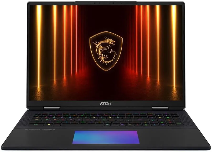MSI Titan 18 HX AI A2XWJG 18" UHD  Mini LED 120Hz, Gaming Laptop Computer - Core Black, Intel Core Ultra 9 285HX 2.1GHz; NVIDIA GeForce RXT 5090 GPU 24GB GDDR7; 64GB DDR5 RAM; 2 x 2TB NVMe SSD