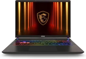 MSI Vector 16 HX AI 16” 240Hz QHD  Gaming Laptop: Intel Core Ultra 9-275HX, NVIDIA Geforce RTX 5080, 32GB DDR5, 2TB NVMe SSD, Thunderbolt 5, Wi-Fi 7, Win 11 Pro: Cosmo Gray A2XWIG-058US