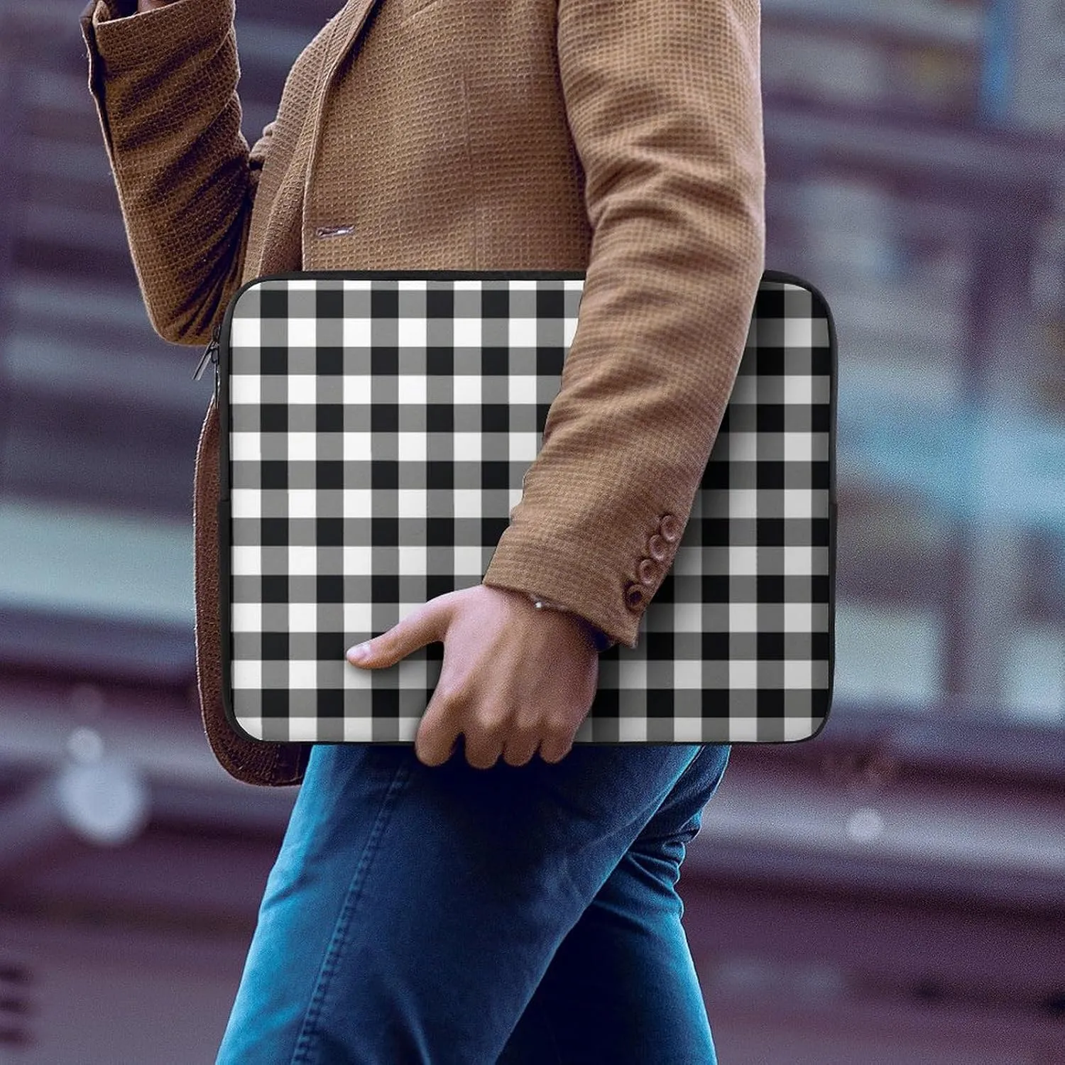 Murray Tartan All Print Hands Free Withdrawal Laptop Bag Unisex