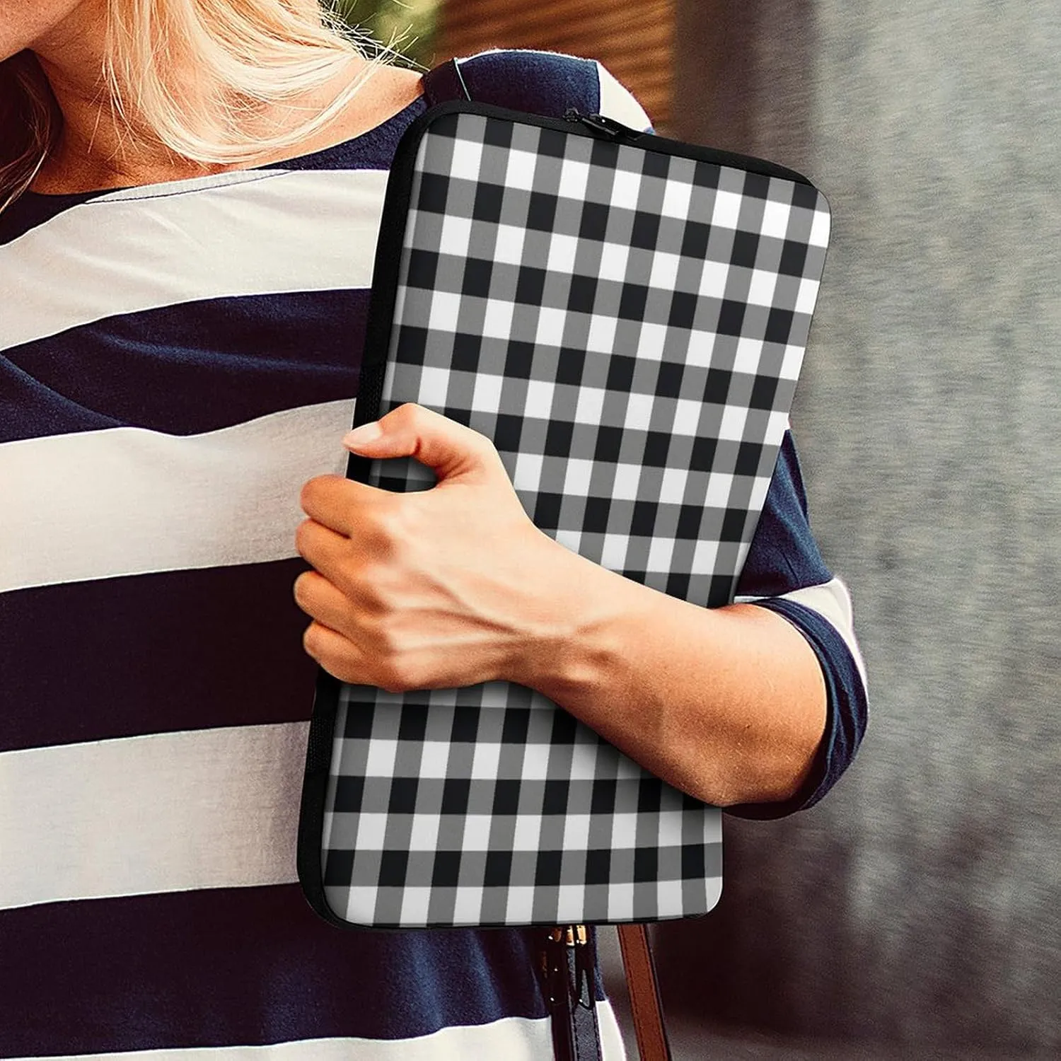 Murray Tartan All Print Hands Free Withdrawal Laptop Bag Unisex