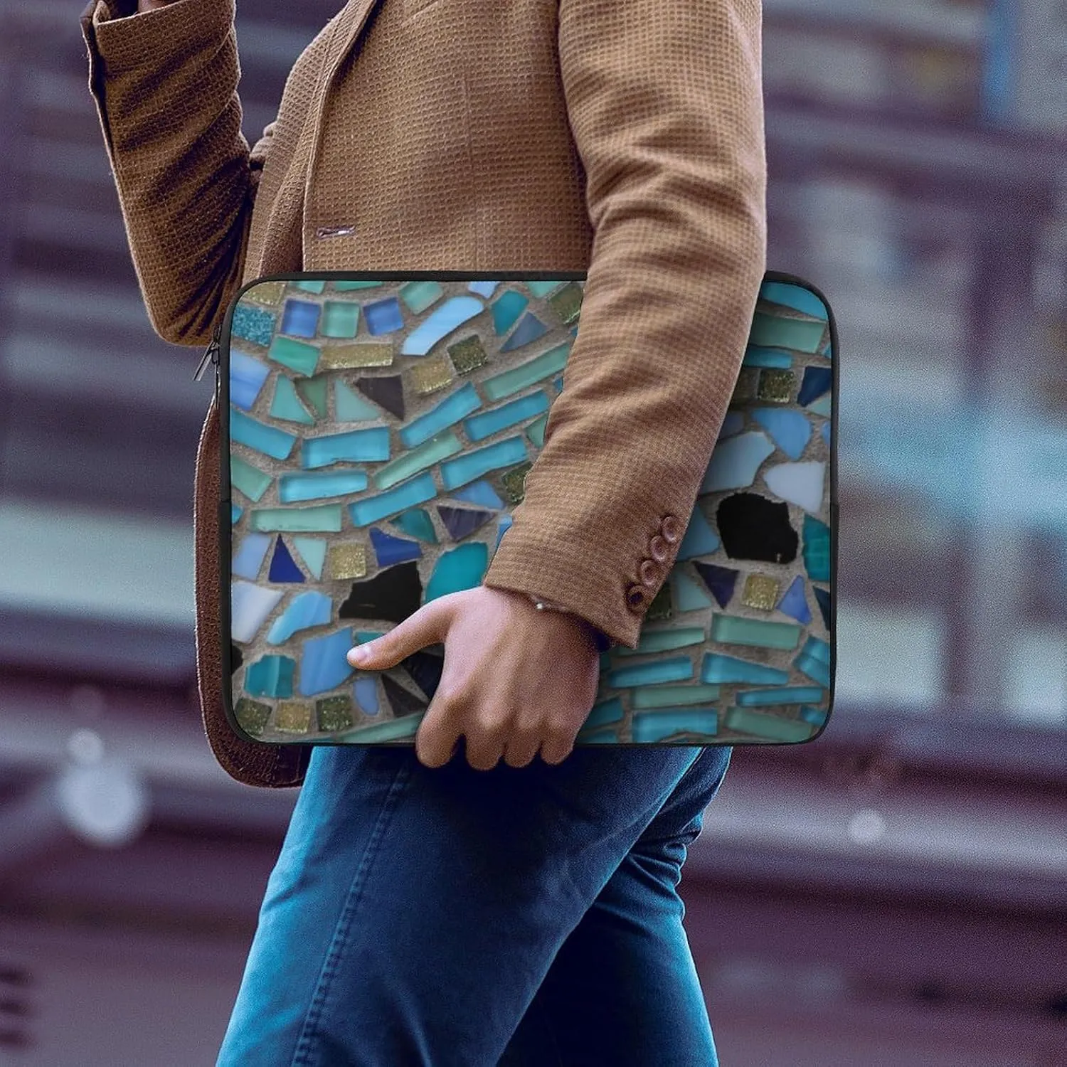 Murray Tartan All Print Hands Free Withdrawal Laptop Bag Unisex