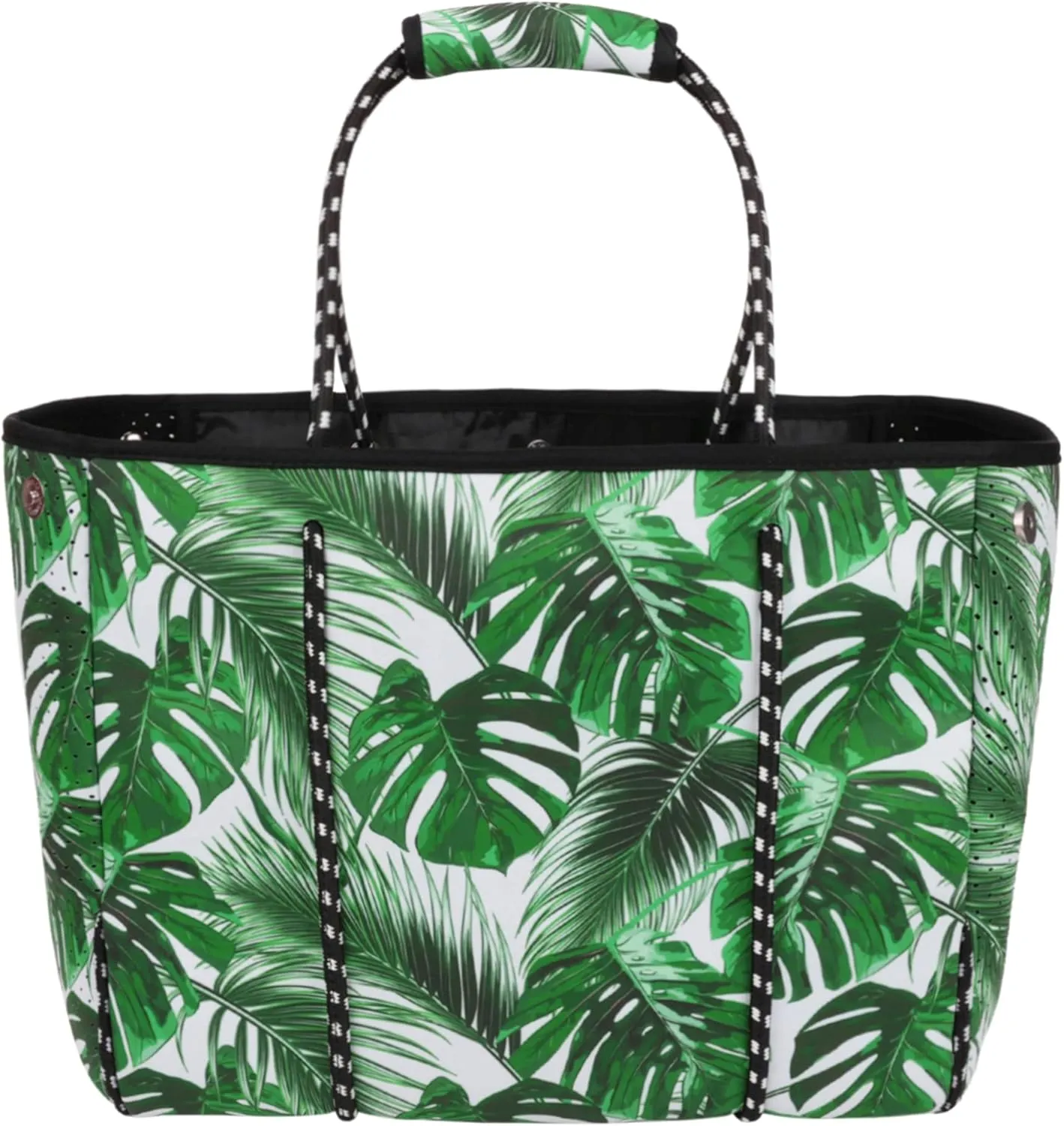 Neoprene Tote Bag - Large Travel Beach Pool Gym Handbag for Women & Men