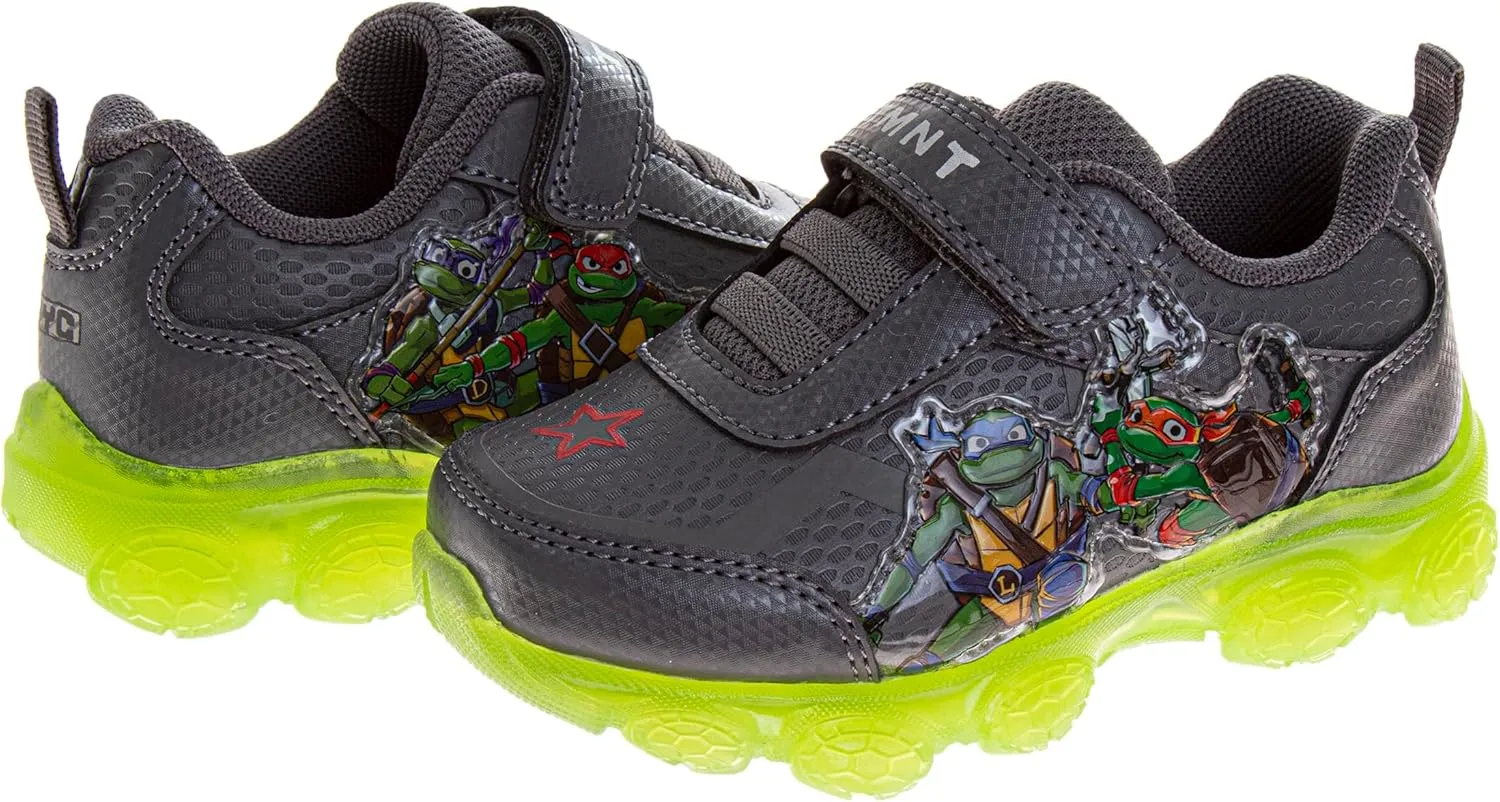 Nickelodeon Boy's Ninja Turtles Lighted Sneakers (Toddler/Little Kid)